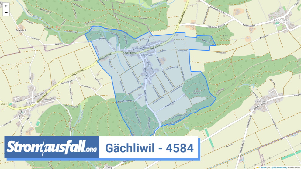 stromausfall ch ortschaft gaechliwil 4584