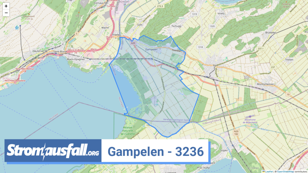 stromausfall ch ortschaft gampelen 3236