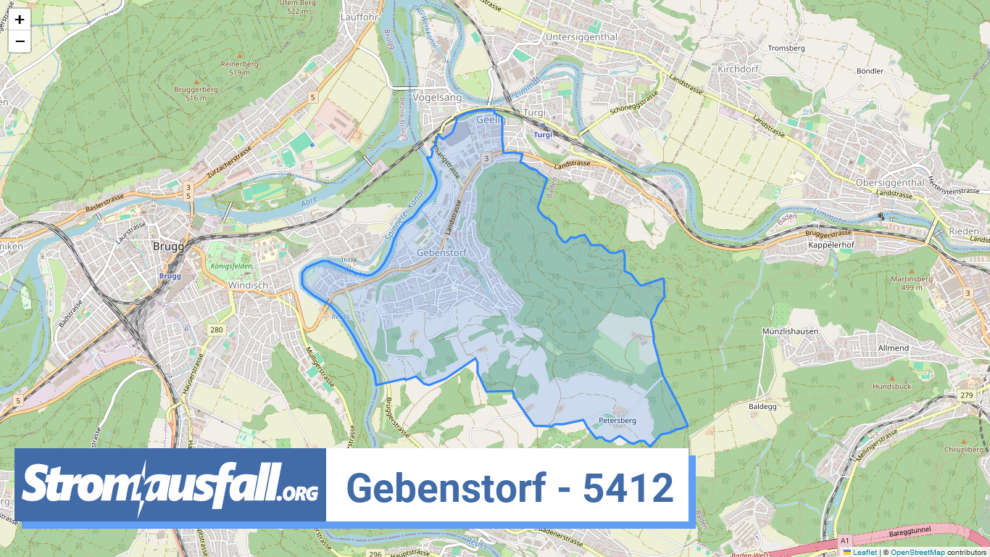 stromausfall ch ortschaft gebenstorf 5412