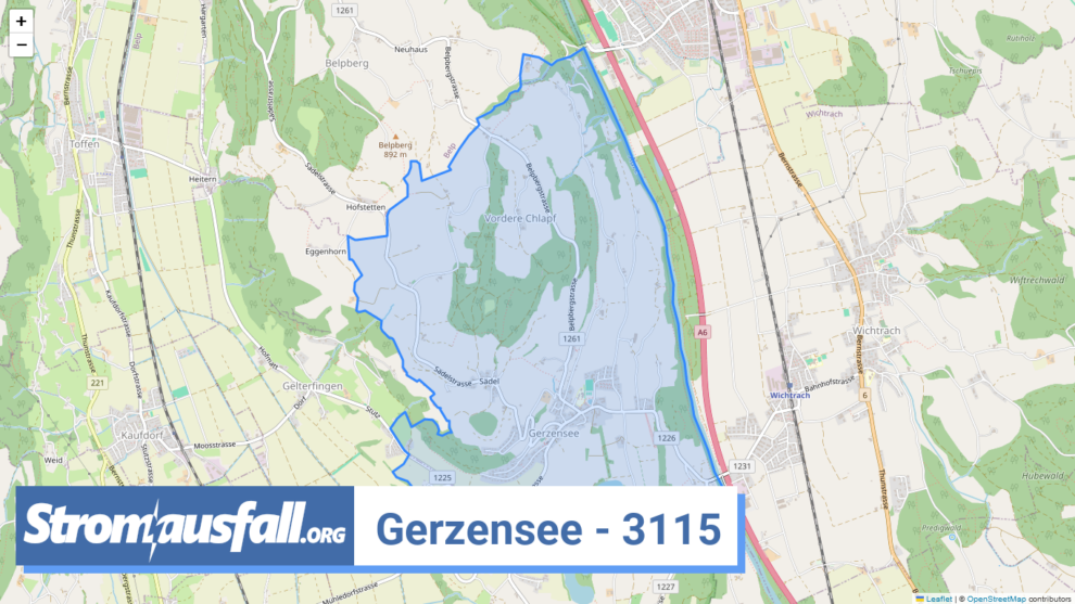 stromausfall ch ortschaft gerzensee 3115