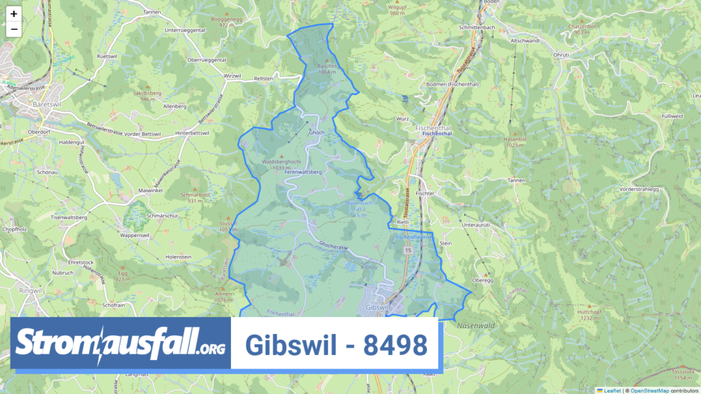 stromausfall ch ortschaft gibswil 8498