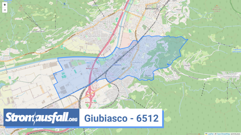 stromausfall ch ortschaft giubiasco 6512