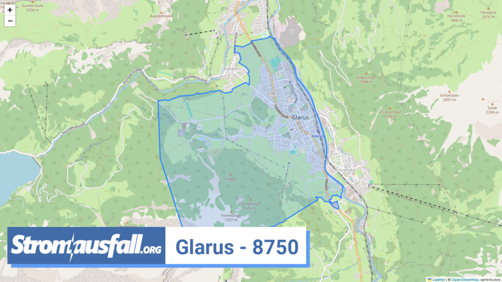 stromausfall ch ortschaft glarus 8750