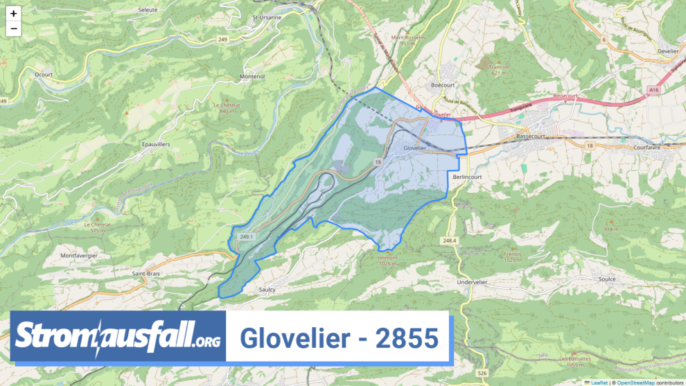 stromausfall ch ortschaft glovelier 2855