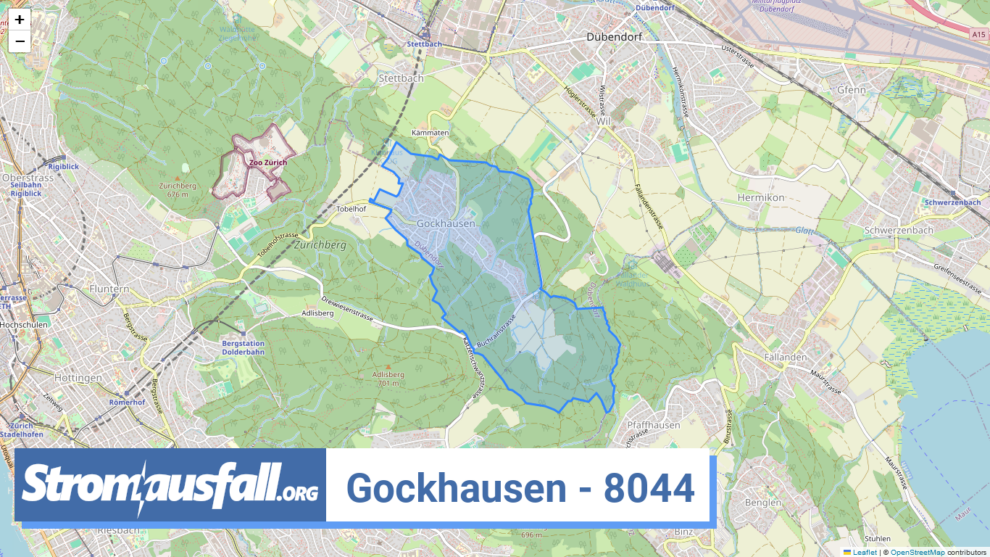 stromausfall ch ortschaft gockhausen 8044