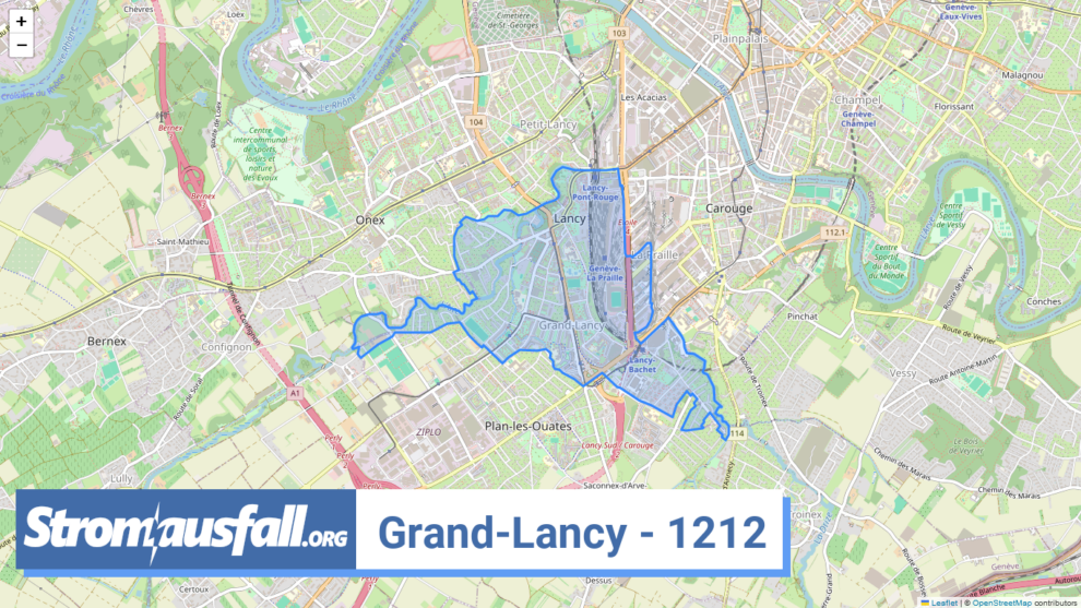 stromausfall ch ortschaft grand lancy 1212