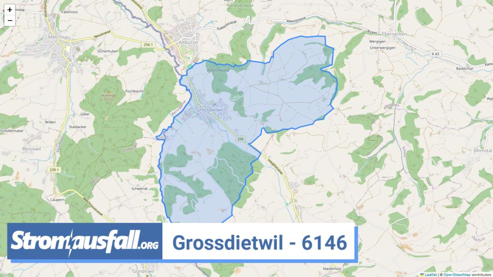 stromausfall ch ortschaft grossdietwil 6146