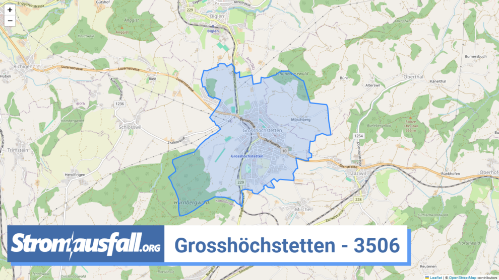 stromausfall ch ortschaft grosshoechstetten 3506