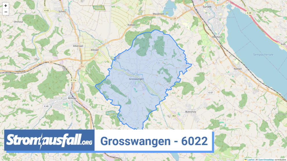 stromausfall ch ortschaft grosswangen 6022