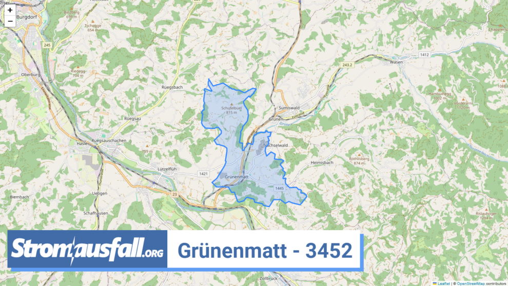 stromausfall ch ortschaft gruenenmatt 3452