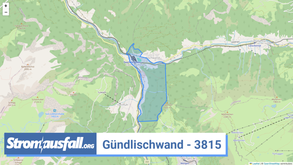 stromausfall ch ortschaft guendlischwand 3815