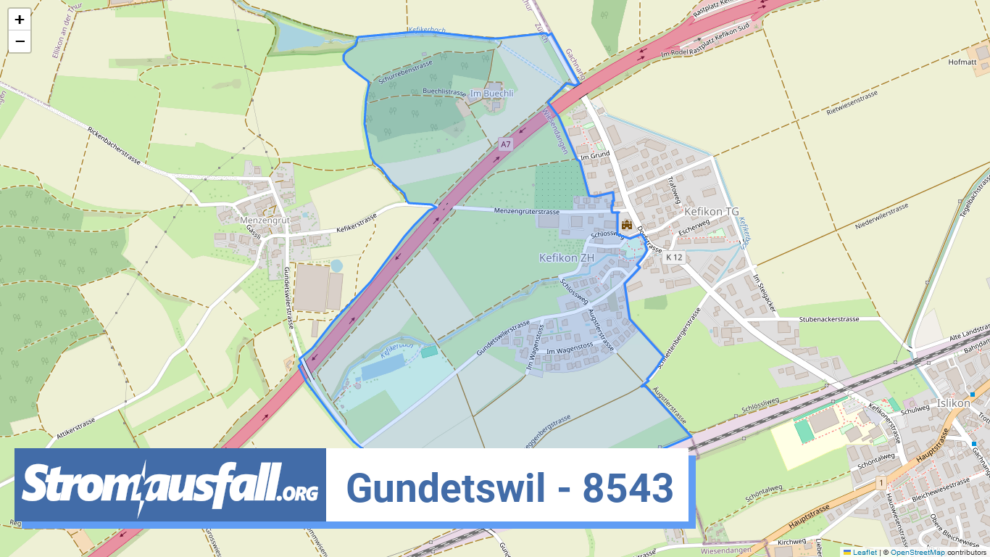 stromausfall ch ortschaft gundetswil 8543