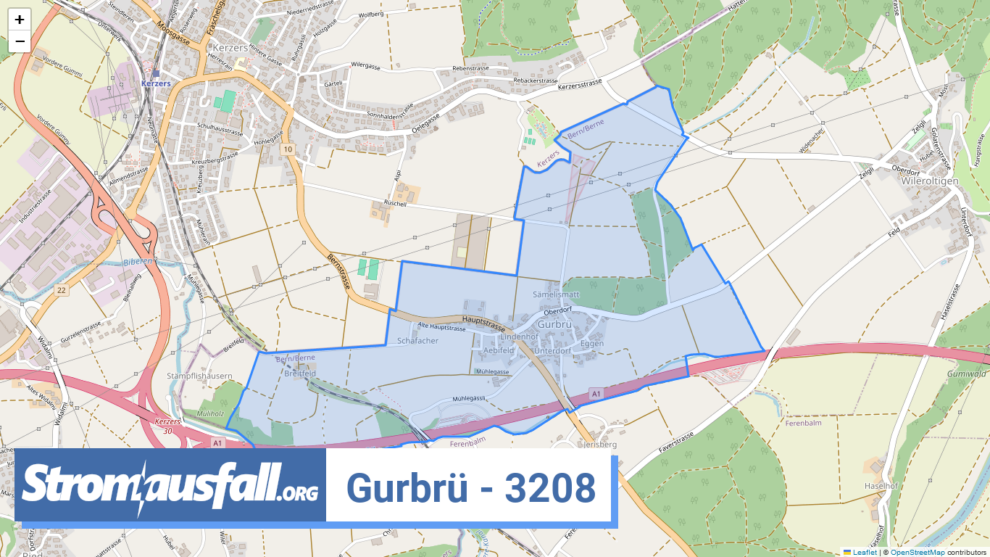 stromausfall ch ortschaft gurbrue 3208