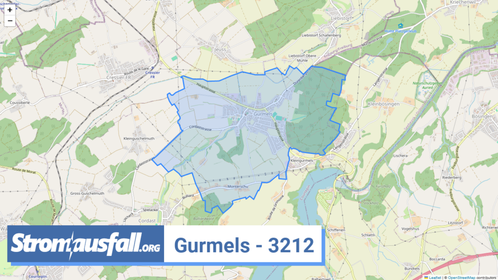 stromausfall ch ortschaft gurmels 3212