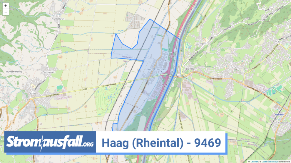 stromausfall ch ortschaft haag rheintal 9469