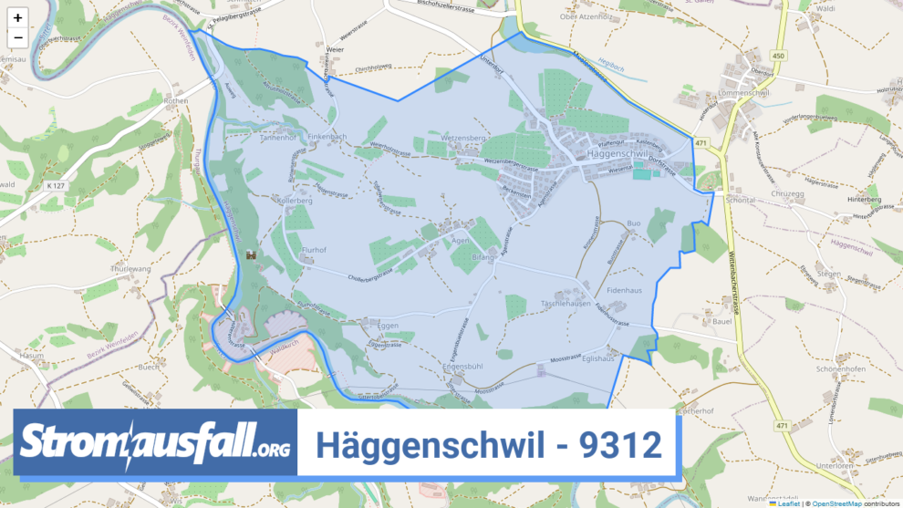 stromausfall ch ortschaft haeggenschwil 9312