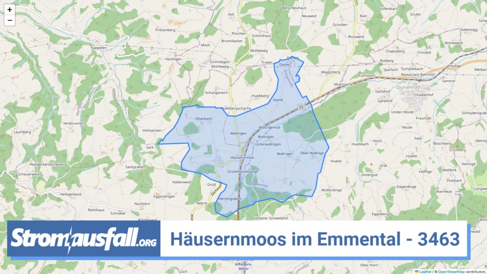 stromausfall ch ortschaft haeusernmoos im emmental 3463