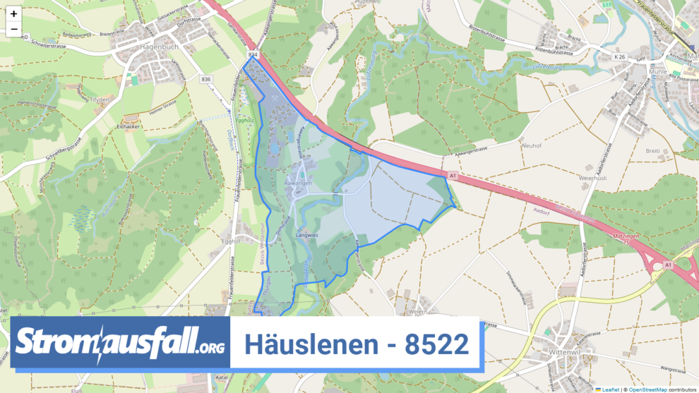 stromausfall ch ortschaft haeuslenen 8522