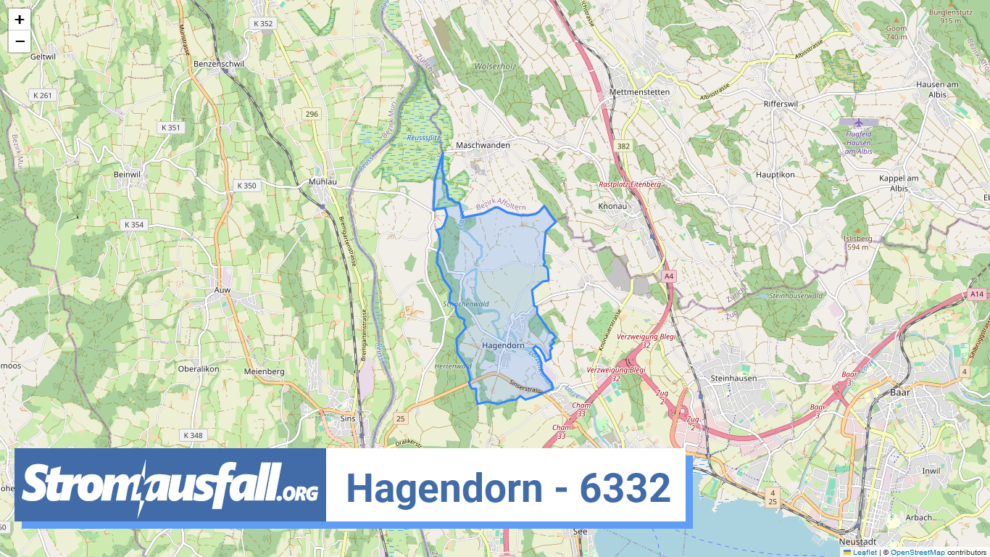 stromausfall ch ortschaft hagendorn 6332