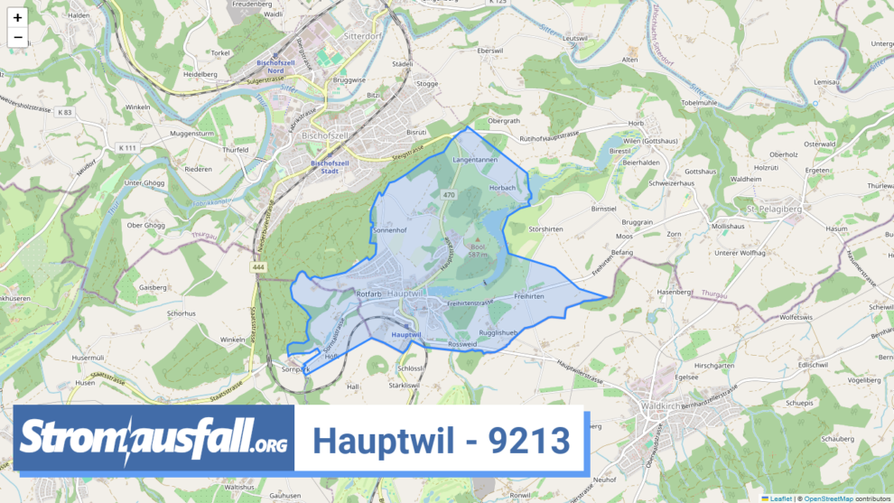 stromausfall ch ortschaft hauptwil 9213