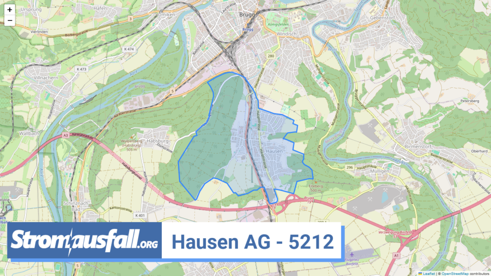 stromausfall ch ortschaft hausen ag 5212