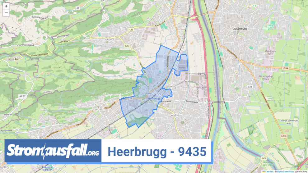 stromausfall ch ortschaft heerbrugg 9435