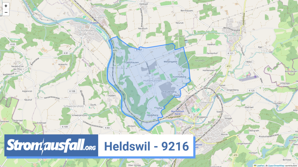 stromausfall ch ortschaft heldswil 9216