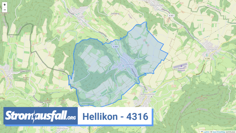 stromausfall ch ortschaft hellikon 4316