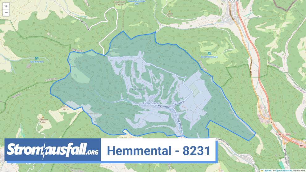 stromausfall ch ortschaft hemmental 8231