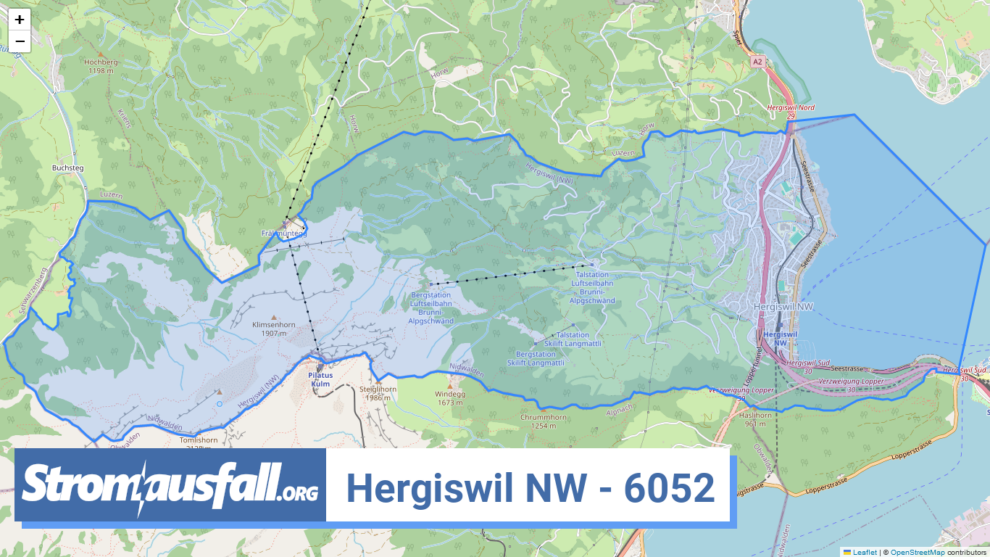 stromausfall ch ortschaft hergiswil nw 6052