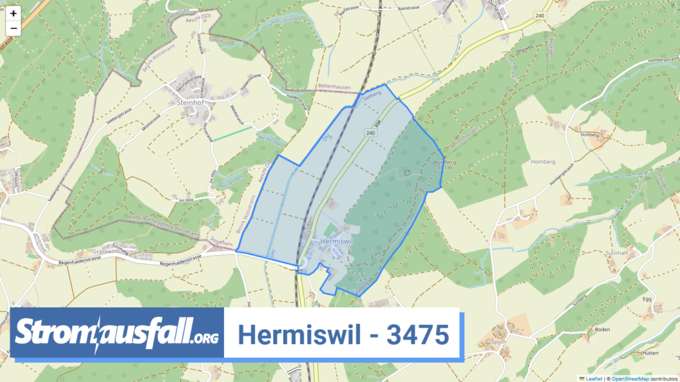 stromausfall ch ortschaft hermiswil 3475