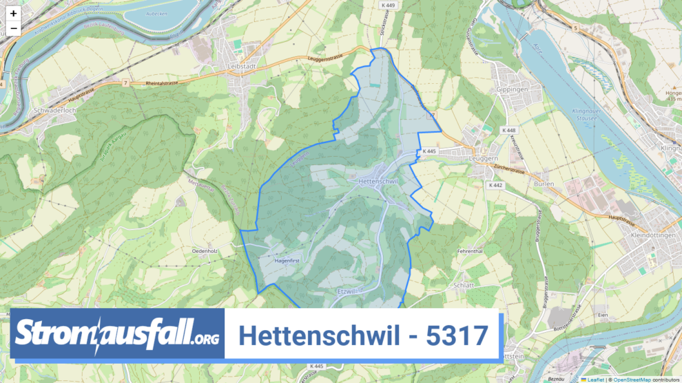 stromausfall ch ortschaft hettenschwil 5317