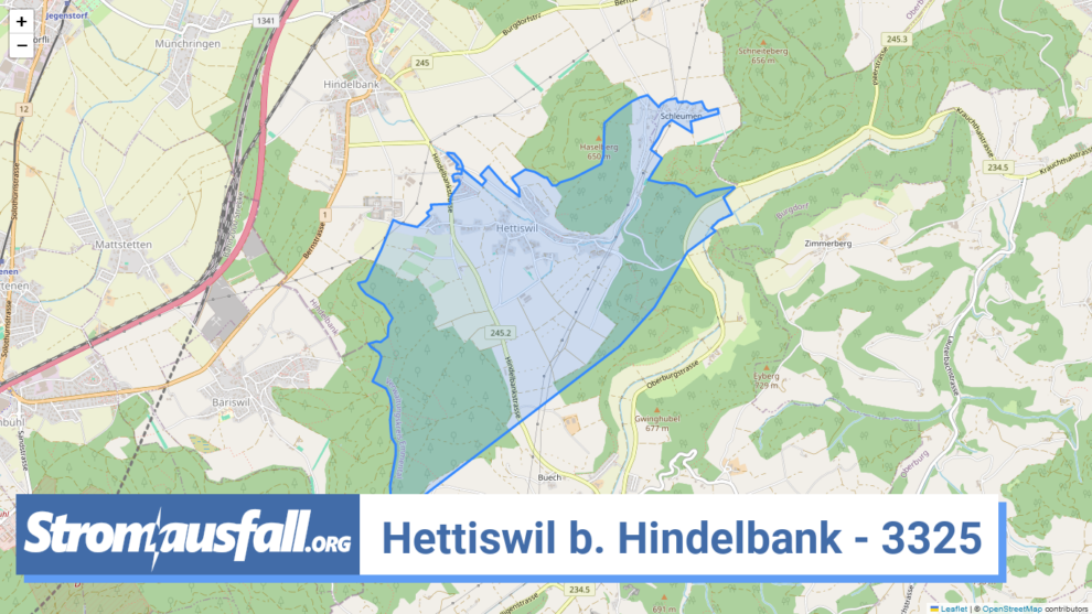 stromausfall ch ortschaft hettiswil b. hindelbank 3325