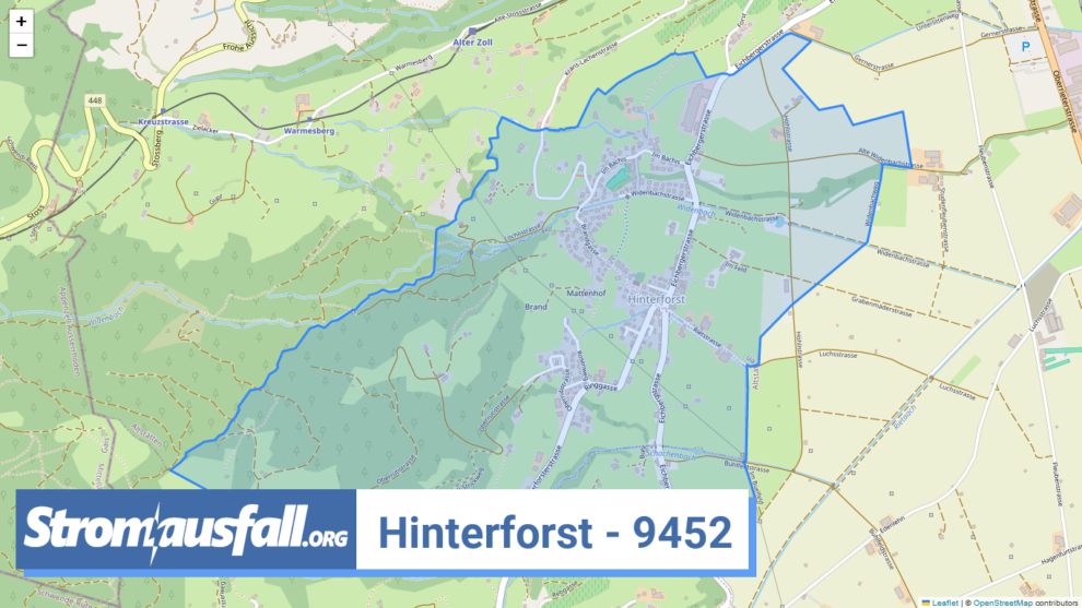 stromausfall ch ortschaft hinterforst 9452