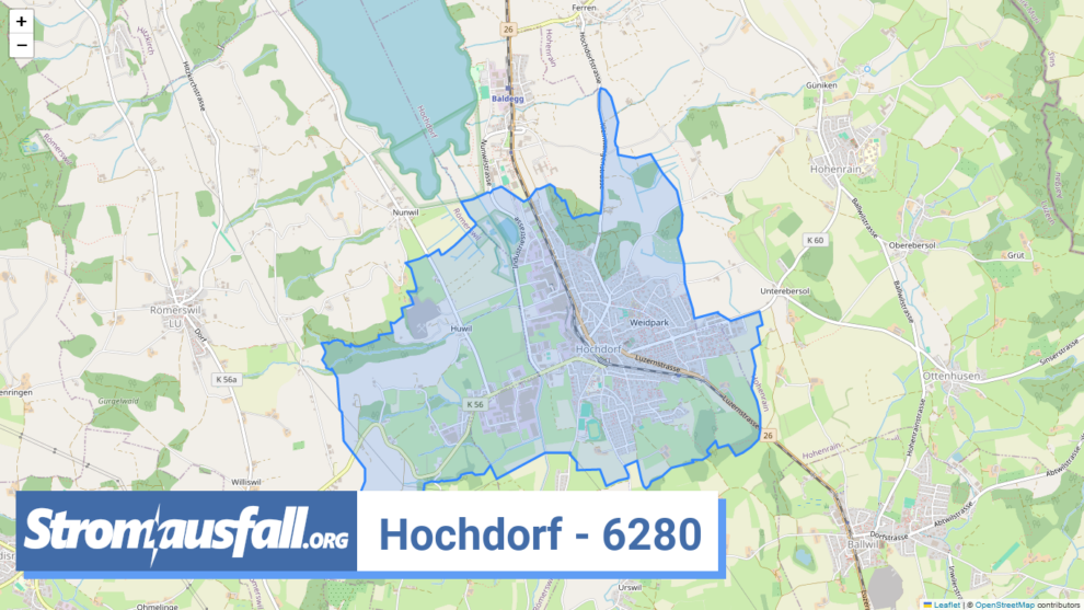 stromausfall ch ortschaft hochdorf 6280