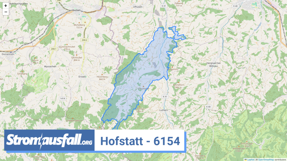 stromausfall ch ortschaft hofstatt 6154