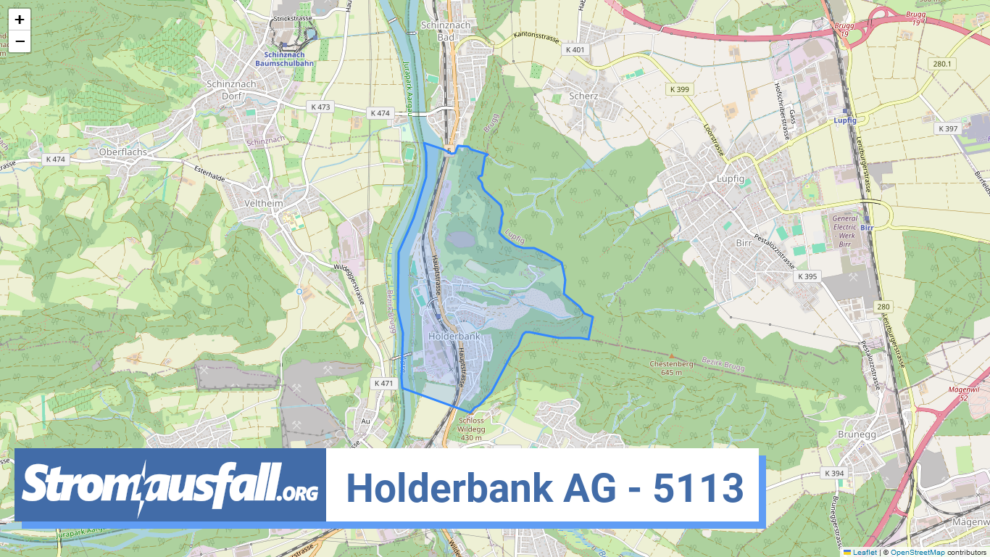 stromausfall ch ortschaft holderbank ag 5113