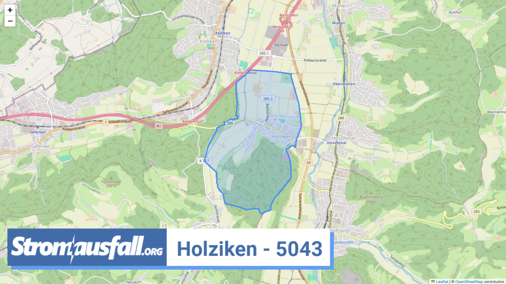 stromausfall ch ortschaft holziken 5043