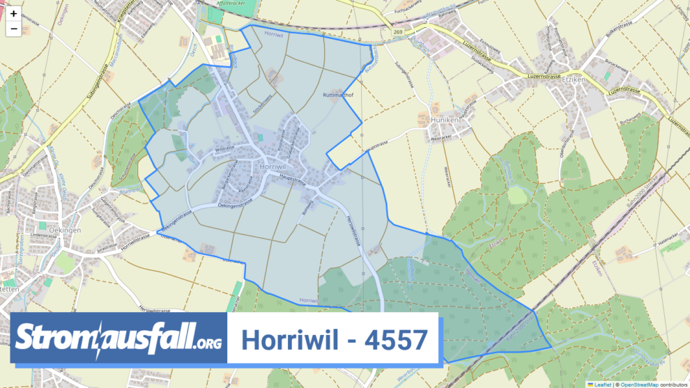 stromausfall ch ortschaft horriwil 4557