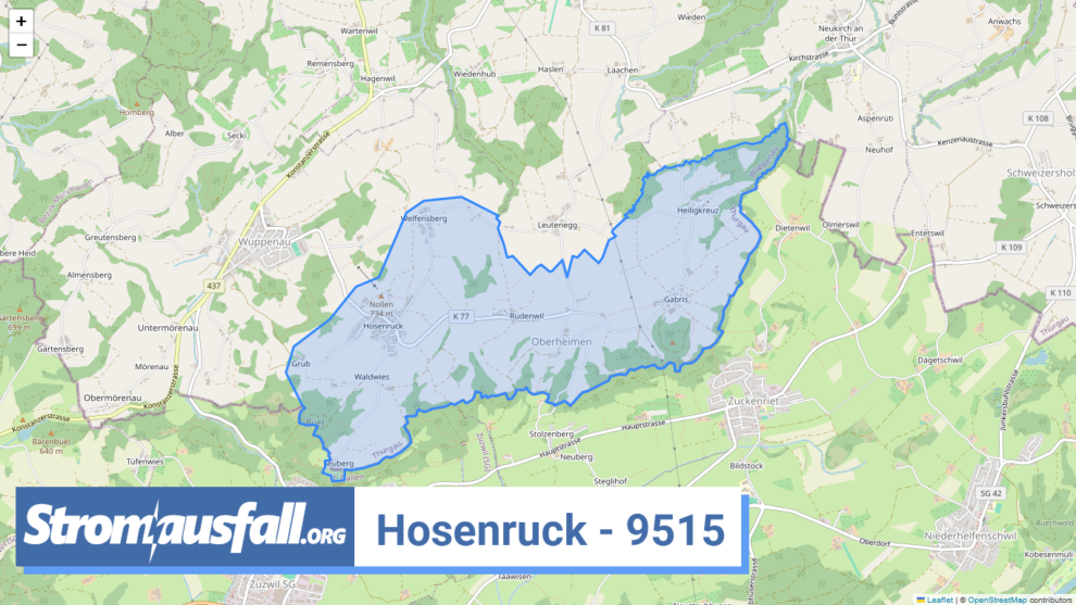 stromausfall ch ortschaft hosenruck 9515