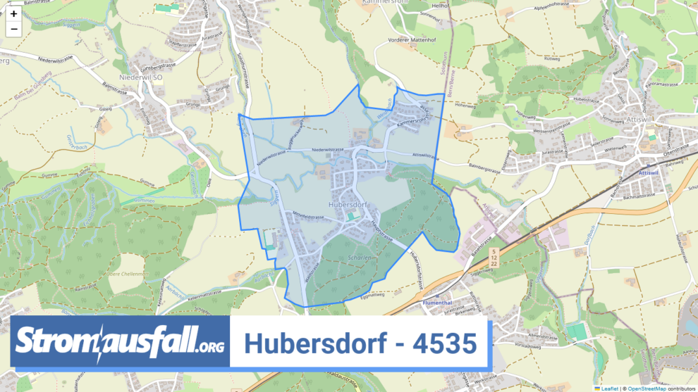 stromausfall ch ortschaft hubersdorf 4535