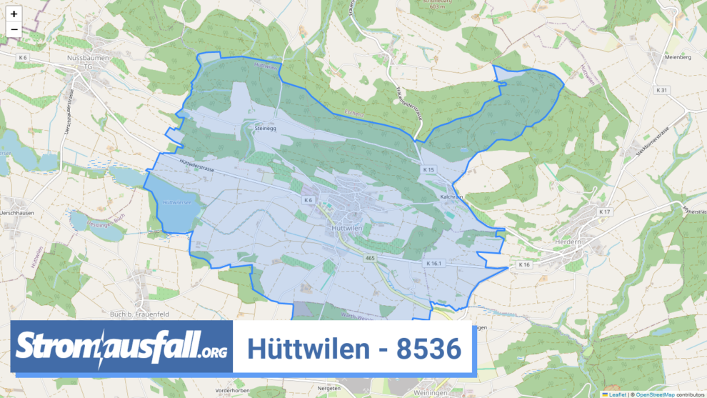 stromausfall ch ortschaft huettwilen 8536