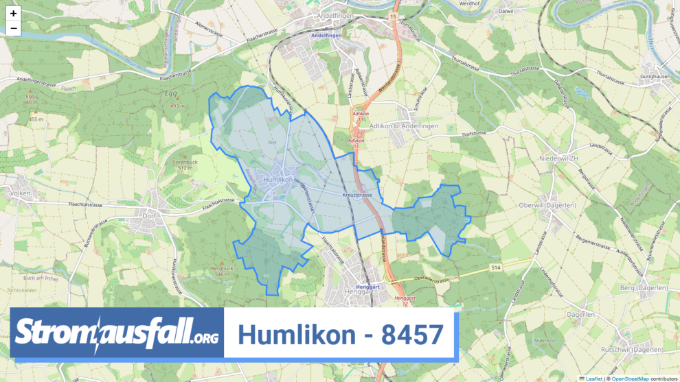 stromausfall ch ortschaft humlikon 8457