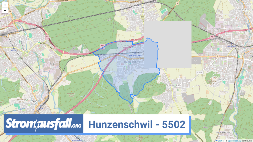 stromausfall ch ortschaft hunzenschwil 5502