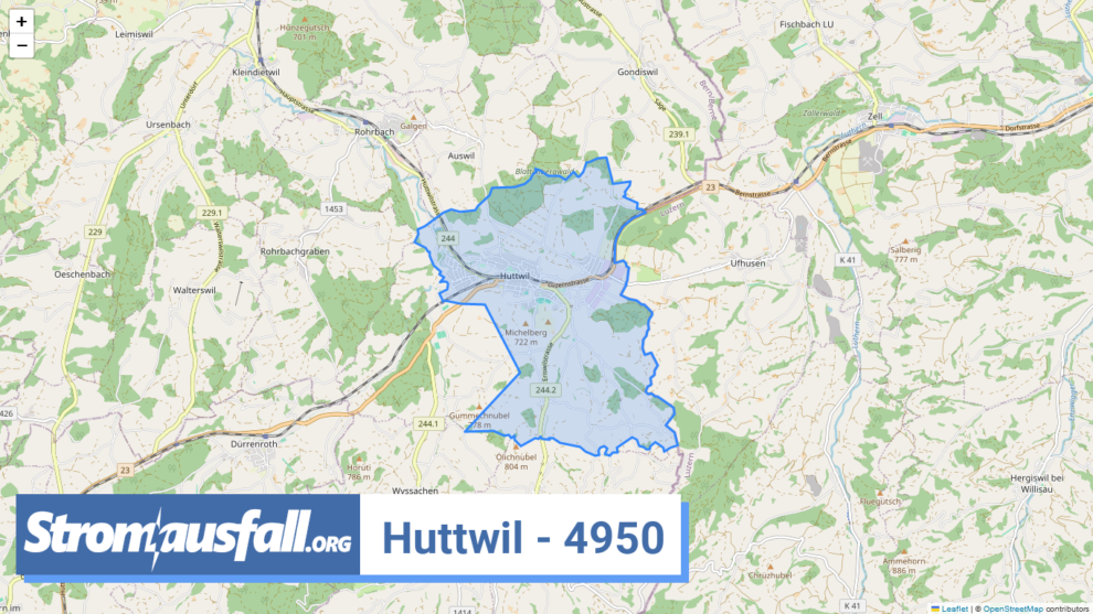 stromausfall ch ortschaft huttwil 4950