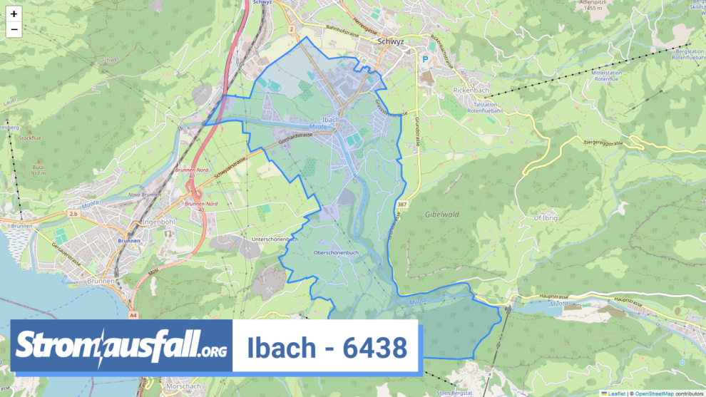 stromausfall ch ortschaft ibach 6438