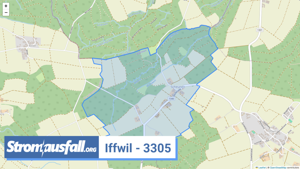 stromausfall ch ortschaft iffwil 3305