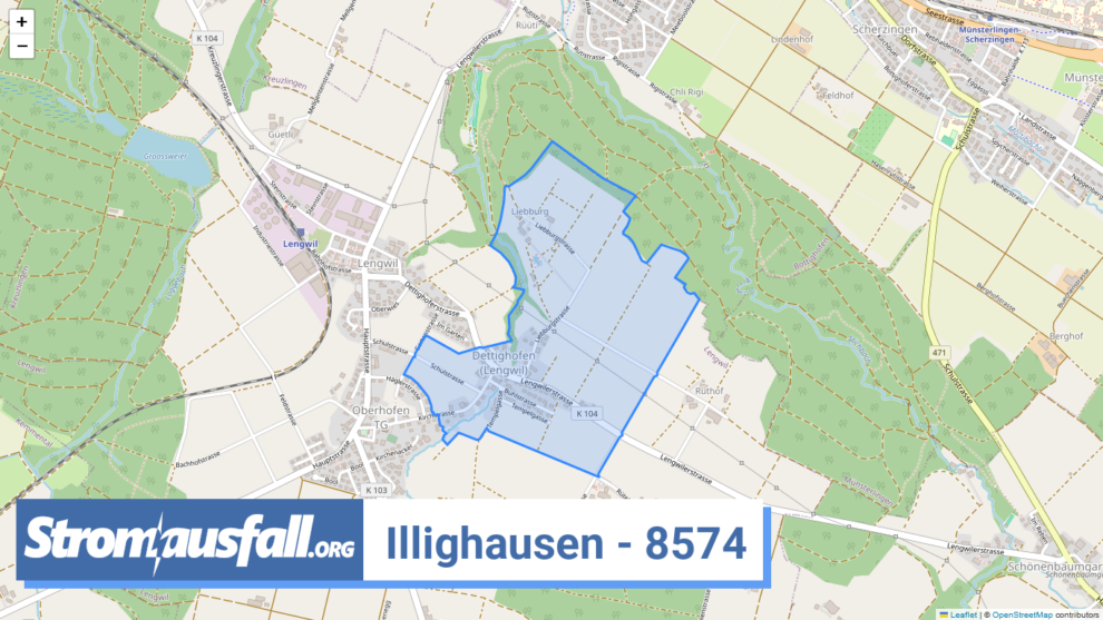 stromausfall ch ortschaft illighausen 8574