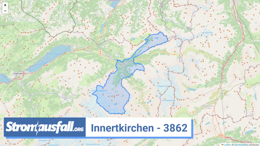 stromausfall ch ortschaft innertkirchen 3862