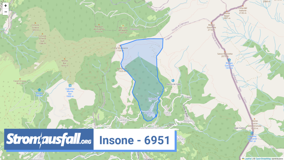 stromausfall ch ortschaft insone 6951